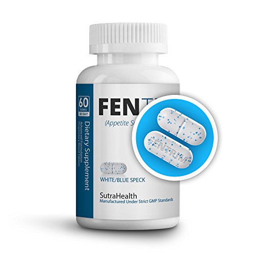 FenTrim - White/Blue Speck Pharmaceutical Grade (OTC) Maximum Strength Fat Burner and Appetite Suppressant Diet Pills with L-Phenylalanine - Increase Energy and Enhance Mood Diet Aid