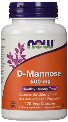 Now Foods D-mannose 500mg, Capsules, 120-Count