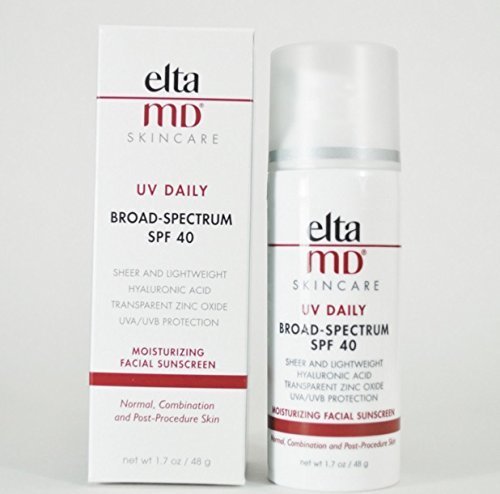 Elta MD UV Daily Broad Spectrum SPF 40, 1.7oz/48g New Mosturizes skin Sunscreen