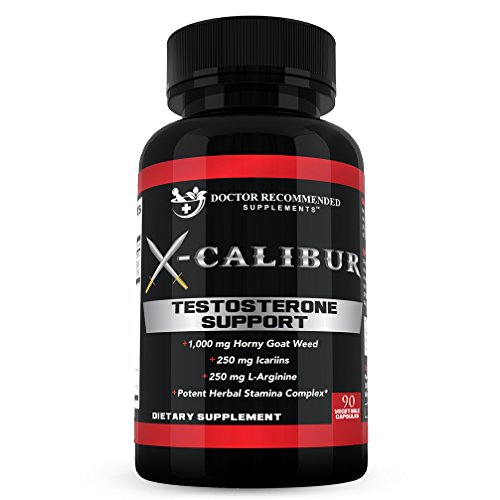 X-Calibur Male Enhancement & Enlargement Pills - Girth, Size, Stamina & Testosterone Booster For Men - 90 Capsules