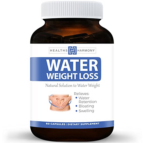 Best Water Pills - Natural Diuretic: Helps Relieve Bloating, Swelling & Water Retention for Water Weight Loss - Dandelion & Potassium Herbal Relief Supplement - 100{0ad59209ba3ce7f48e71d4a0dc628eee9b107ea7079661ded2b3bda89b047a8b} Money Back Guarantee - 60 Capsules
