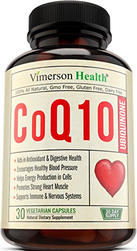 CoQ10 Ubiquinone 200mg Cardiovascular Health - Promotes Cellular Energy, Supports Healthy Brain, Heart, Blood Pressure, Digestive & Immune Systems. All Natural & Non-Gmo Coenzyme Q10 Supplement