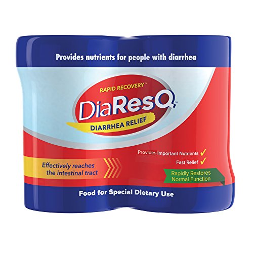 DiaResQ Diarrhea Relief for Adults, Vanilla, 4 Packets