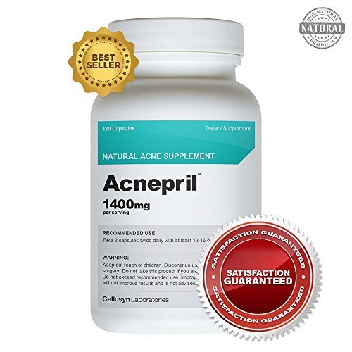 Cellusyn Acnepril Natural Acne Supplement, 1400 mg, 120 Capsules