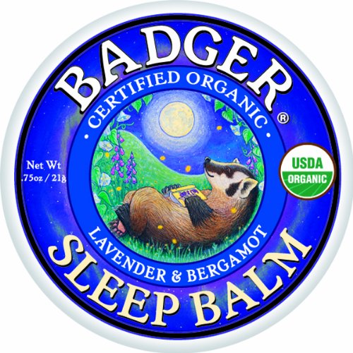 Badger - Sleep Balm - Lavender and Bergamot (.75 oz.) - 1 Pack