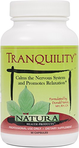 Natura Health Products - Tranquility - Calms the Nervous System and Promotes Relaxation - 90 Capsules