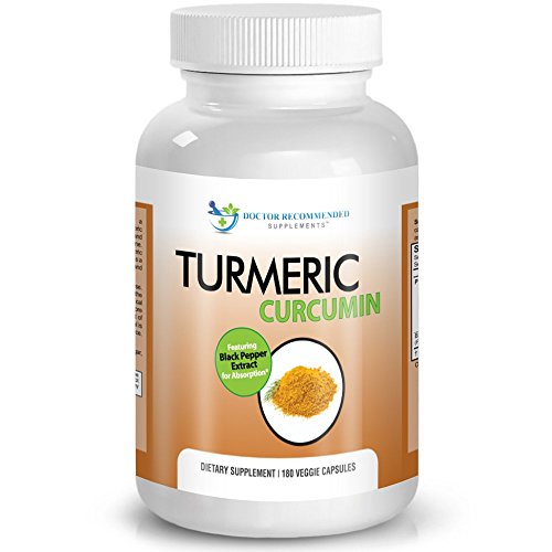 Turmeric Curcumin - 2250mg/d - 180 Veggie Caps - 95{0ad59209ba3ce7f48e71d4a0dc628eee9b107ea7079661ded2b3bda89b047a8b} Curcuminoids with Black Pepper Extract (Piperine) - 750mg capsules - 100{0ad59209ba3ce7f48e71d4a0dc628eee9b107ea7079661ded2b3bda89b047a8b} ORGANIC - Most powerful Turmeric Supplement - with Triphala