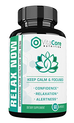 VitaCore Relax Now Supplement – Promotes Relaxation & Calmness, Eliminates Stress & Anxiety, Natural & Healthy Botanical Ingredients For Maximum Rejuvenation & Confidence