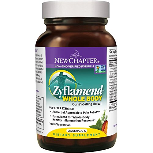 New Chapter Zyflamend Whole Body Joint Supplement, Herbal Pain Reliever for Inflammation Response - 120 ct