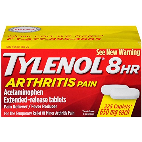 Tylenol 8 HR Arthritis Pain Extended Release Caplets, 650 Mg, 225 Count