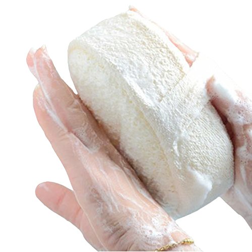 webueat Natural Loofah Luffa Pad Body Skin Exfoliation Scrubber Bath Shower Spa Sponge