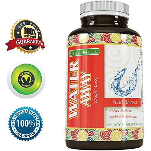 Natural Water Pills Diuretic for Water Retention - Promotes Weight Loss for Women And Men - Water Detox Supplement To Reduce Bloating With Vitamin B6, Potassium, and Dandelion Root