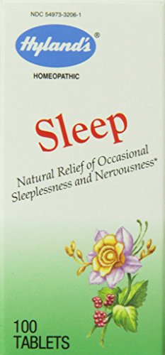 Hyland's Sleep Relief Tablets, Natural Relief of Occasional Sleeplenssness and Nervousness, 100 Count