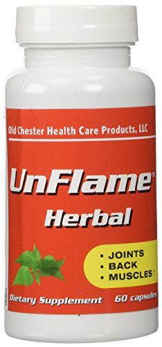 UnFlame: Excellent Herbal Formula for Joints, Muscles and Back - 60 capsules