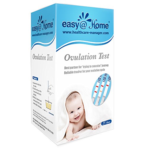 Easy@Home 25 Ovulation (LH) Urine Test Strips, 25 LH Tests