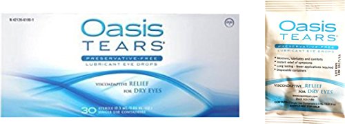 35 Vials Oasis TEARS Preservative-Free Lubricant Eye Drops (1 box of 30 vials and one 5 vial packet)