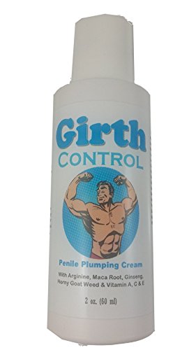 Girth Control Male Enhancement Cream with L-Arginine (Stimulates Blood Flow, Increases Sensitivity and Stamina) Helps With Erectile Dysfunction or Impotence