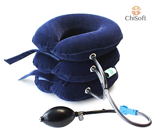Neck Traction Device No1 Doctors Recommended Chisoft® Neck Stretcher For Pinched Nerves, Herniated Discs or Just a Minor Neck Pain | Treat Your Neck Better Here