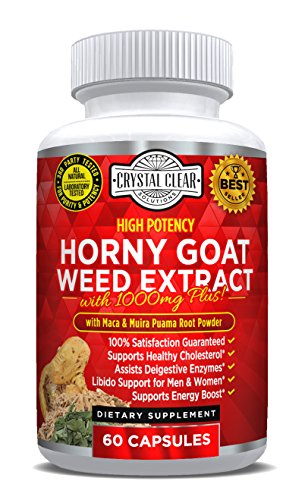 Horny Goat Weed Extract for Men with Maca 60 Capsules