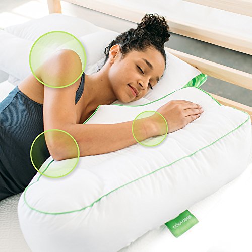 Sleep Yoga Side Sleeper Arm Rest Posture Pillow - Chiropractor-Designed Side Sleeper Pillow to Improve Posture, Flexibility, and Sleep Quality