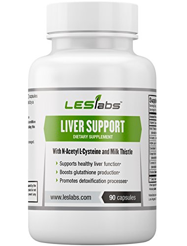 Liver Support - Natural Supplement for Healthy Liver Function & Detoxification - With Milk Thistle, NAC, ALA and Dandelion Root - 90 Vegetarian Capsules