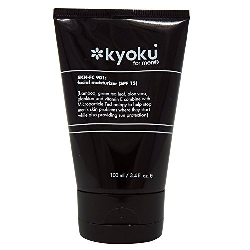 Kyoku For Men Facial Moisturizer SPF 15 | Skin Care For Men That Will Help With Acne Treatment For Men (3.4oz)