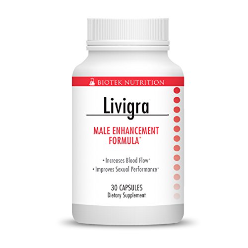 Livigra by Biotek Nutrition – Male Enhancement Testosterone Booster – Increases Size, Libido, Energy, Mood, Performance, and Stamina