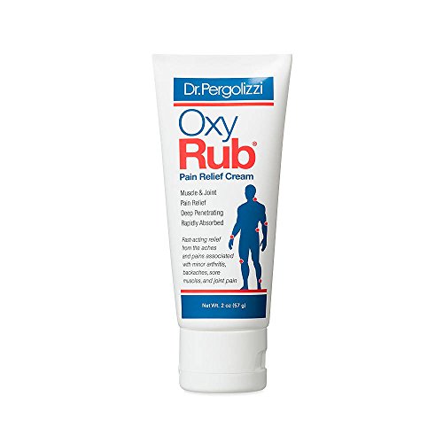 Dr. Pergolizzi's OxyRub Pain Relief Cream for Fast-Acting Relief From the Aches and Pains Associated with Minor Arthritis, Backaches, Sore Muscles, and Joint Pain, 1 Tube (2 oz.)