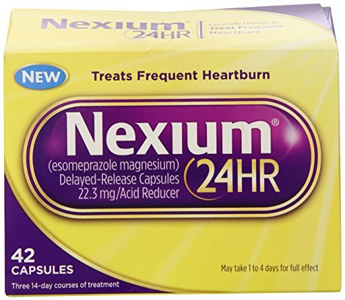 Nexium 24HR Capsules, 42 Count (Pack of 4)
