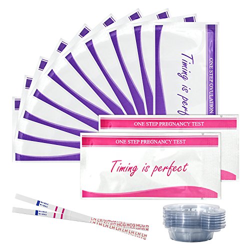 Newbornty 50 Ovulation Test Strips and 20 Pregnancy Test Strips With 70 Urine Cup and 1 Testing Card, (50 LH + 20 HCG)
