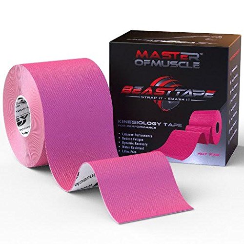 Kinesiology Tape with *FREE* Ebook Featuring Latest Strapping and Taping Applications For Best Results - *BONUS NEW YEAR Workout Ebook* - Best Therapeutic Sports Tape for Injury and Performance - Ideal for Knee, Shoulder, Elbow, Ankle, Neck Pain and Much More - Superior Waterproof Technology and Adhesion – Latex Free – FDA & CE Approved - Available in Black, Pink and Blue - Bulk Orders Available - 100{0ad59209ba3ce7f48e71d4a0dc628eee9b107ea7079661ded2b3bda89b047a8b} Lifetime *Better Than Money Back Guarantee* - © 2014