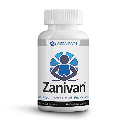 Zanivan Anxiety Pills for Relief and Natural Relaxant Supplement – Advanced Formulation for Stress Relief and Mood Swings - Feel Calm and Relax Faster -Safe and Effective 30 Day Supply (60 Capsules)