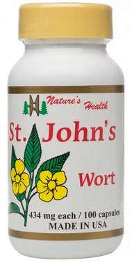 St. John's Wort, Mood Stability Support, Mentally Relax, 100{0ad59209ba3ce7f48e71d4a0dc628eee9b107ea7079661ded2b3bda89b047a8b} All-Natural, Hypericum, 434 Mg, 100 Capsules, Nature's Health