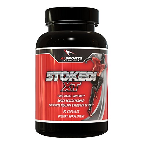Stoked! XT Estrogen Blocker for Men: All Natural Testosterone Booster, Anti-Estrogen & Aromatase Inhibitor for PCT Post Cycle Support with Ashwagandha PrimaVie & Fenugreek Extract 120 Capsules