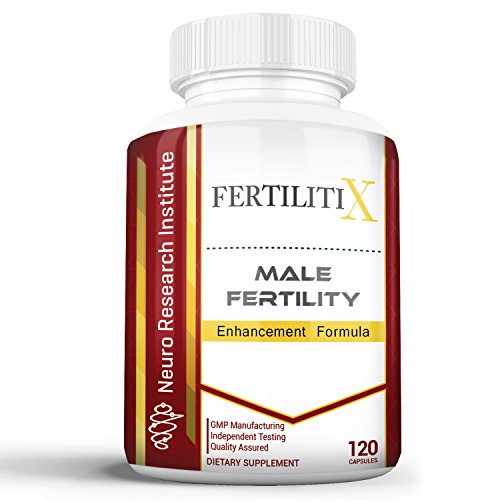 FertilitiX Male Fertility Enhancement Formula | Improve Sperm Quality, Motility, and Volume (120 Capsules)