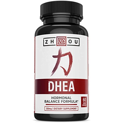 DHEA 50 mg Supplement - Supports Hormonal Balance For Women & Men - Promotes Healthy Aging - Non-GMO Vegetarian Formula - USA Manufactured - 60 Veggie Capsules