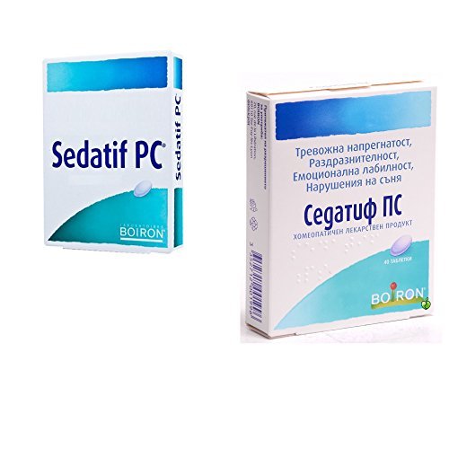 SEDATIF PC by BOIRON for the treatment of anxiety, mild sleep disorder, stress *40 tabl.!!!TOP !!!TOP