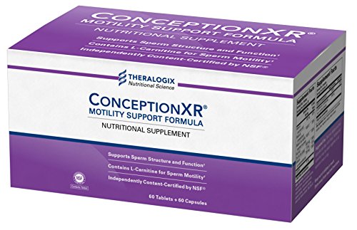 ConceptionXR Motility Support Male Fertility Supplements with L-Carnitine (30 Day Supply)