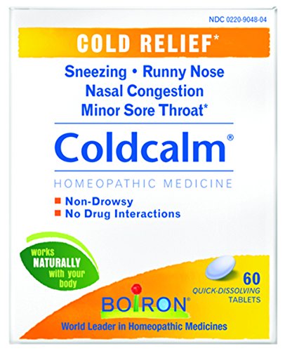 Boiron Coldcalm, 60 Tablets, Homeopathic Medicine for Cold Relief