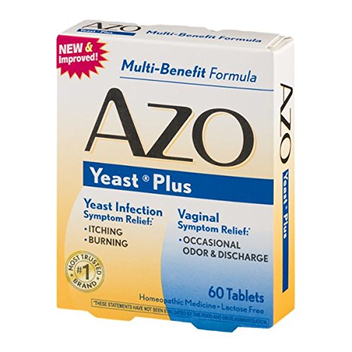 Azo Yeast Tablets, 60 ct