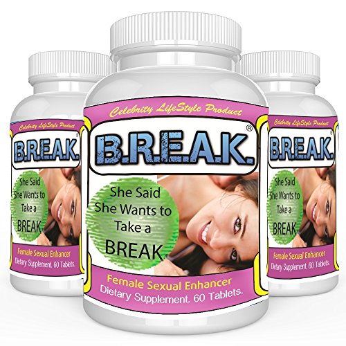 #1 BREAK 4 Her, Best Sex Support Pill, All Ages of Woman,HORNEY! INTENSE Sex, Libido, Orgasm, WHY Lose Your Man to Another Woman? BREAK Sex Pill for Women. For heavenly Sexual Pleasure. Made in USA.