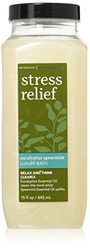 Bath &Body Works Aromatherapy Stress Relief Eucalyptus Spearmint Luxury Bath 15 Fl Oz