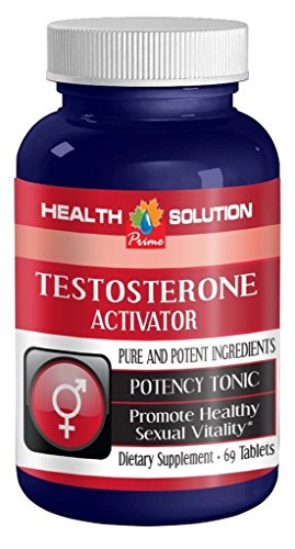Testosterone Activator Sexual Vitality for Men and Women Potency Tonic (3 Bot)