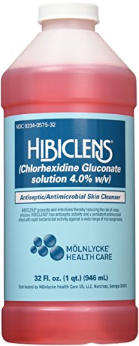 Hibiclens Antimicrobial/Antiseptic Skin Cleanser, 32 Fluid Ounce Bottle, for Antimicrobial Skin Cleansing