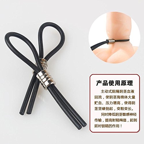 xlpace Silicone Lasso Keeper Male Prolong Enhancer Delay Impotence Cocking Ring