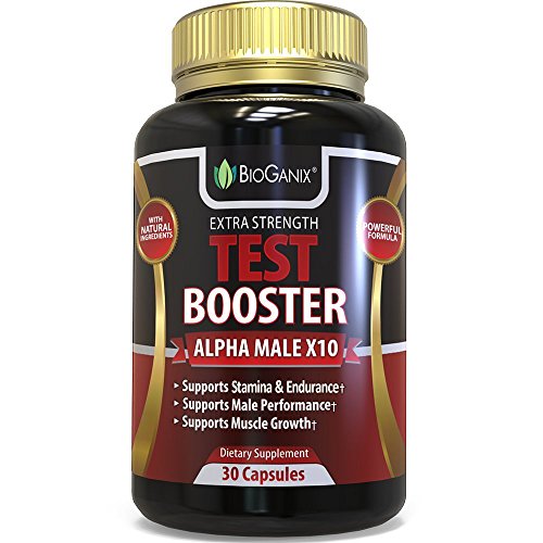 Testosterone Booster Supplement - Alpha Male Max Potency Natural Test Booster Pills For Men To Improve Stamina, Performance & Build Muscle Mass - Maca, Tribulus, Fenugreek, Tongkat Ali