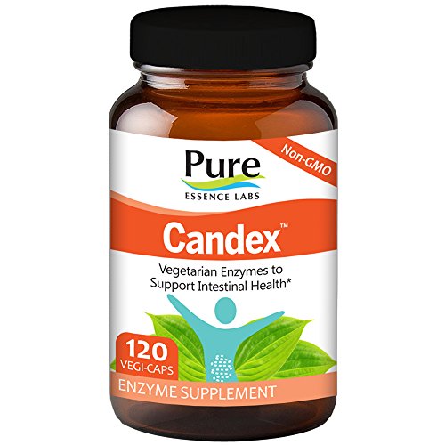 Pure Essence Labs Candex - Natural Candida Cleanse Support Supplement for Yeast Infection Treatment with No Die off Reaction - 120 Capsules
