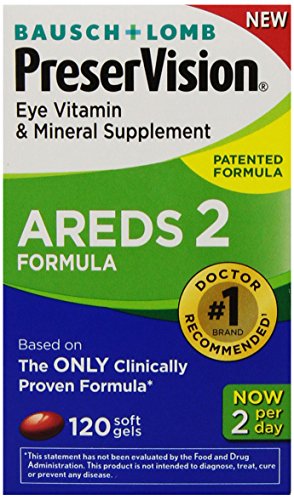 PreserVision AREDS 2 Eye Vitamin & Mineral Supplement with Lutein and Zeaxanthin, Soft Gels, 120ct