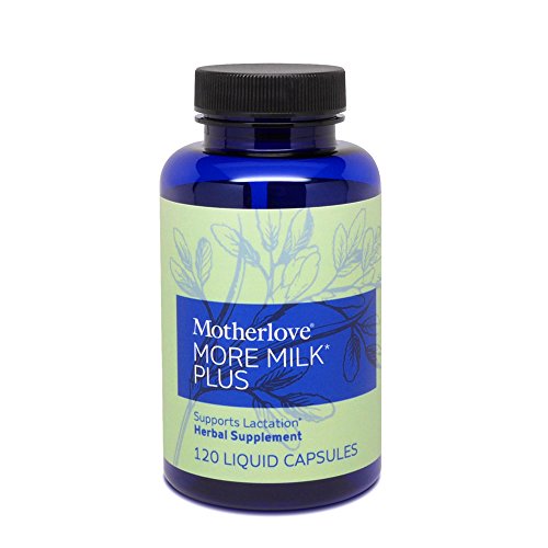 Motherlove More Milk Plus Herbal Breastfeeding Supplement for Lactation Support, 120 Liquid Capsules