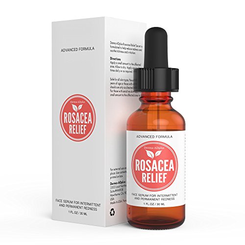 Rosacea Treatment For Face + Skin Redness, Premium 55% Organic Formula, Best Rosacea Natural Treatment, Finest Serum Cream Face Wash, Best Rosacea Relief. Risk Free Offer!